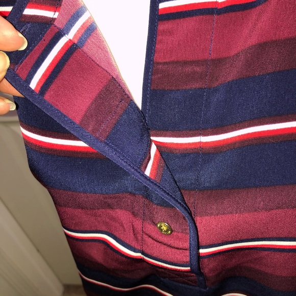 Tommy Hilfiger striped sleeveless blouse Size M - Picture 3 of 6